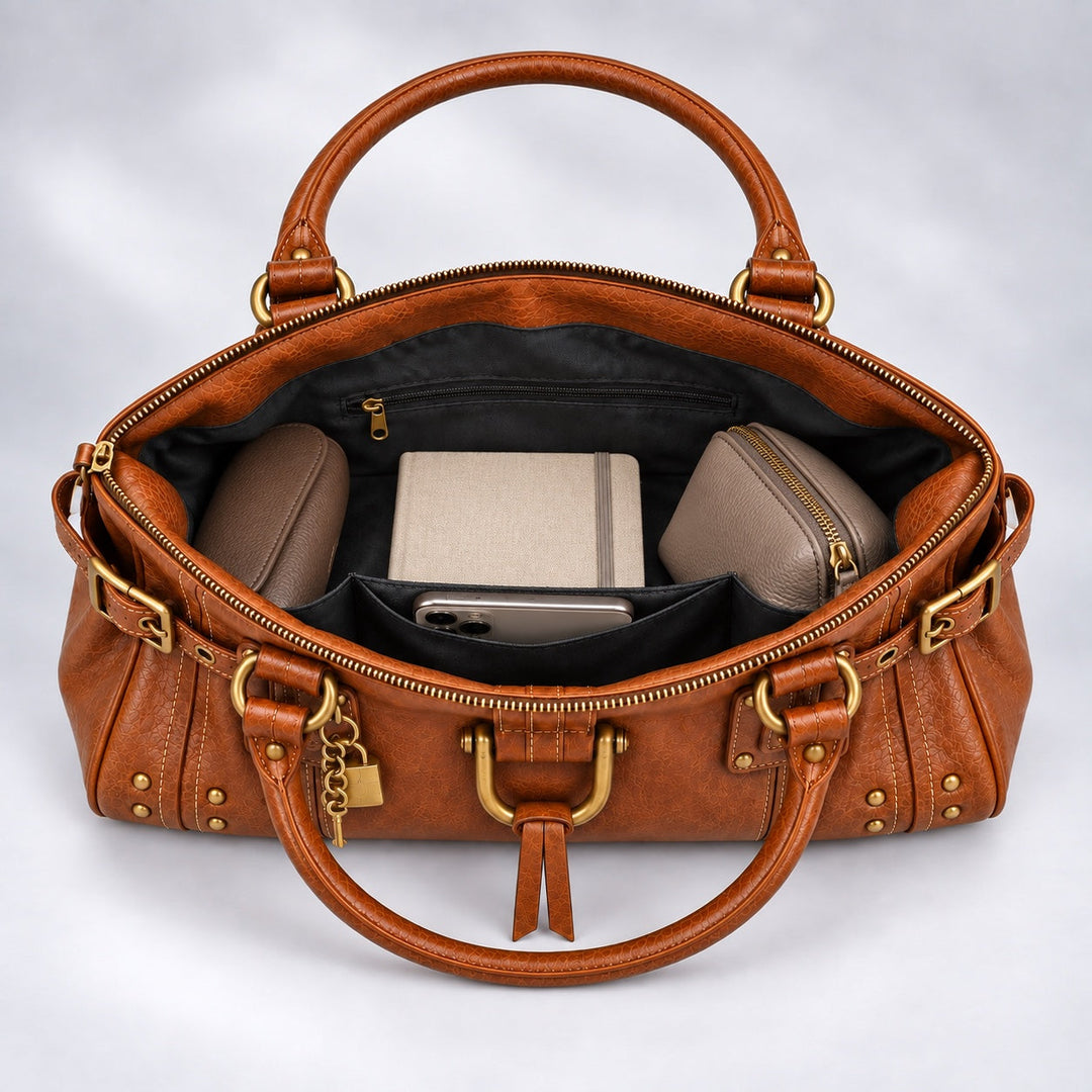 Clea bag, inside view