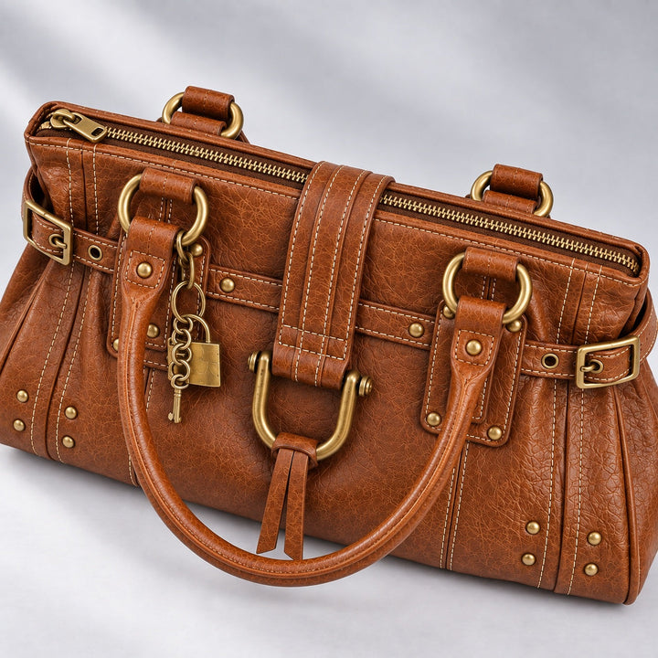 Clea bag, zip closed