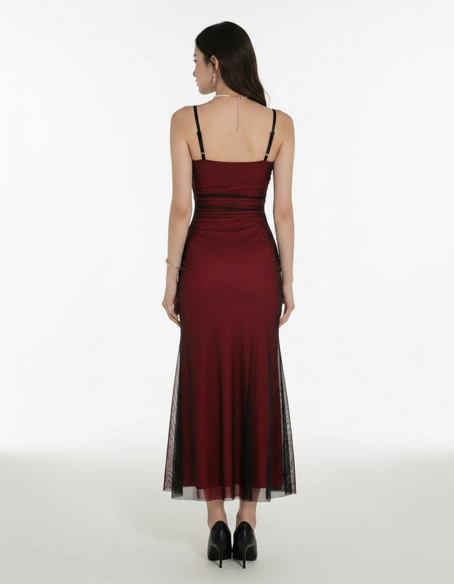 Rosalia — La robe midi sirène dégradée