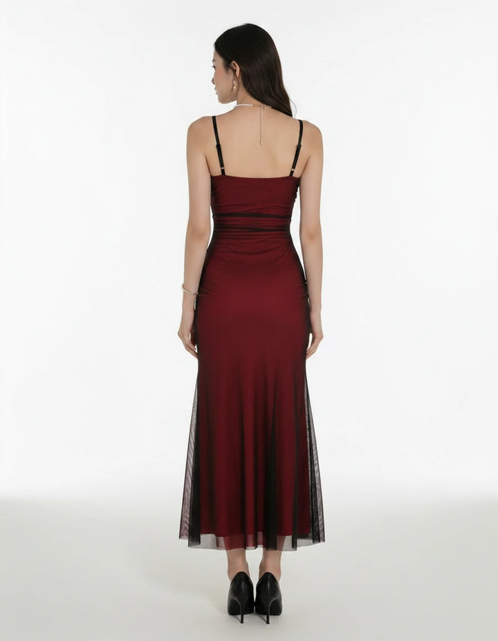 Rosalia — La robe midi sirène dégradée