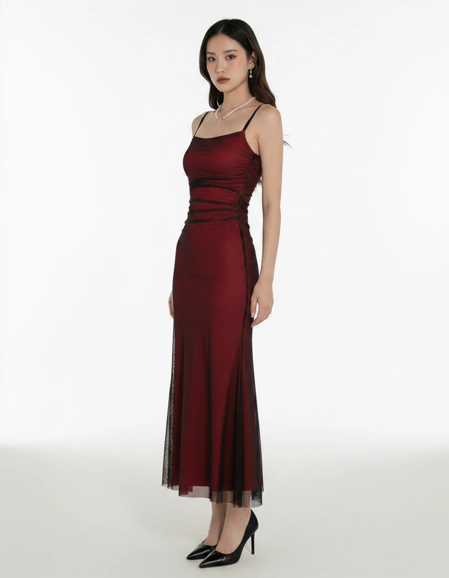 Rosalia — La robe midi sirène dégradée