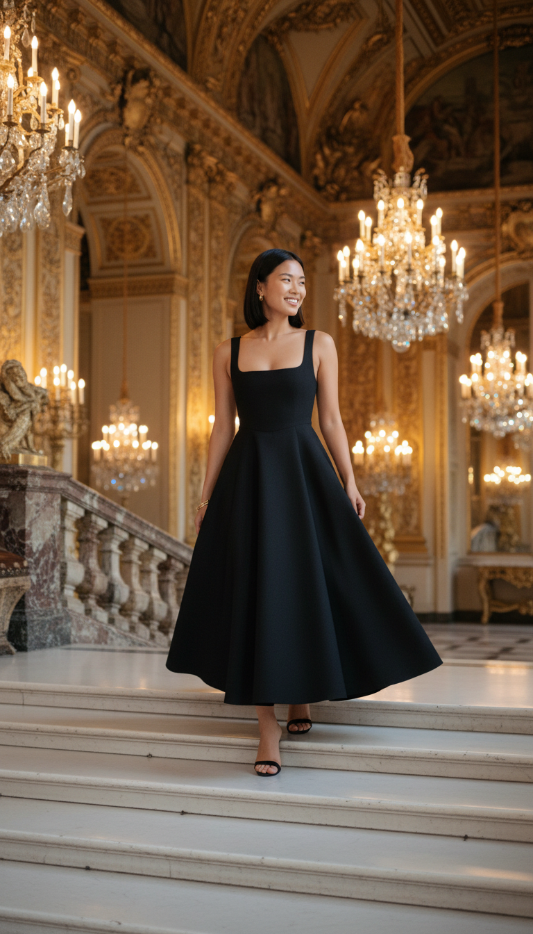 Selena – Das Pariser Flow-Kleid