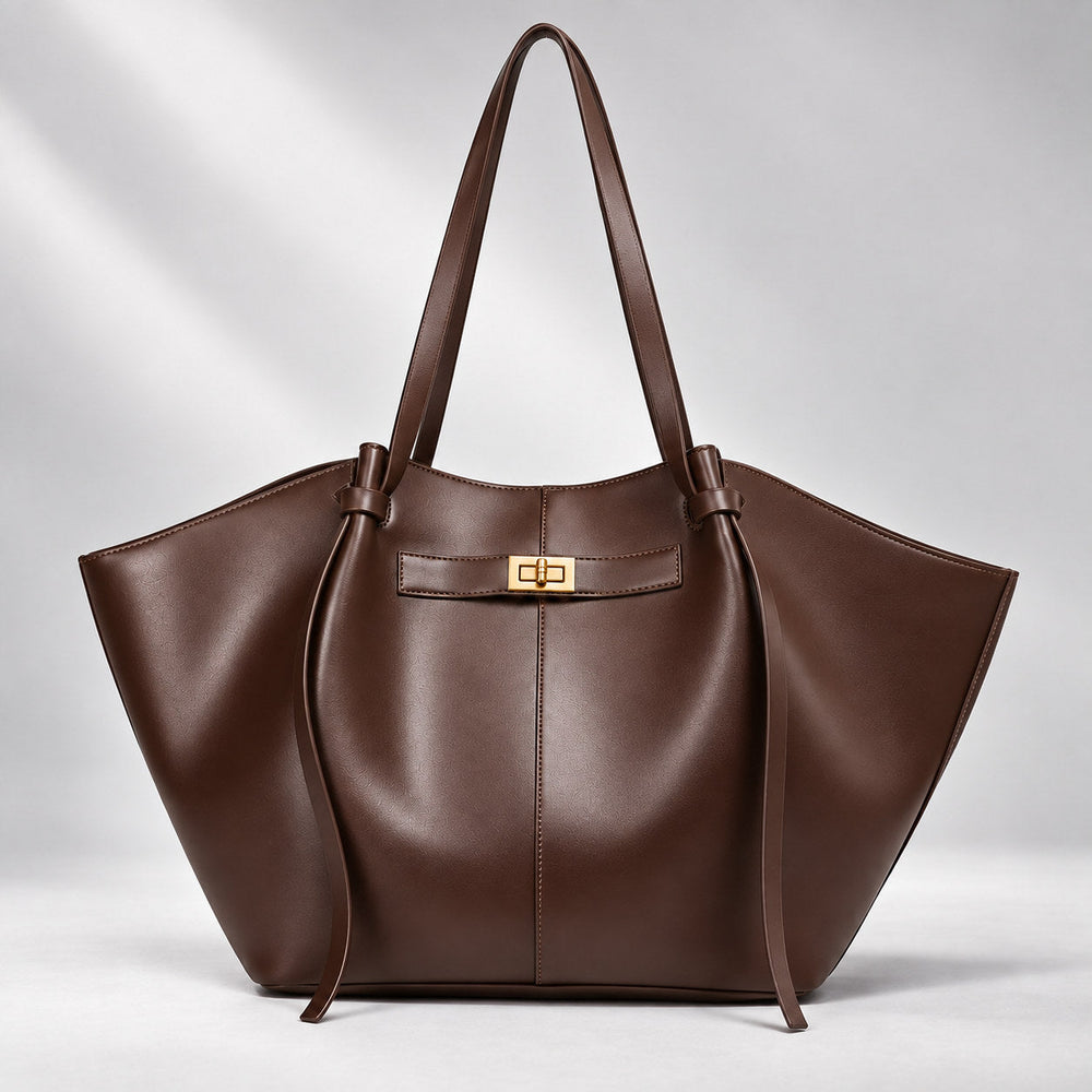 Vela tote in chocolate