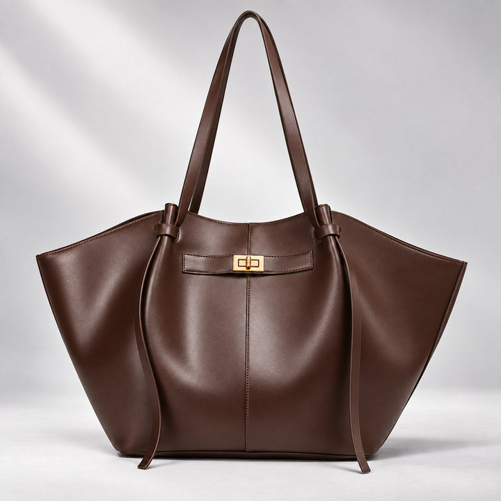 Vela tote in chocolate