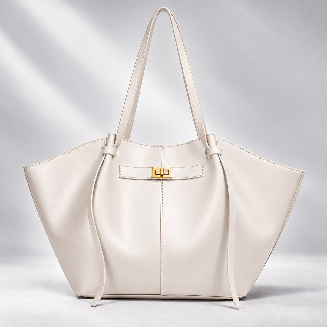 Vela tote in cream